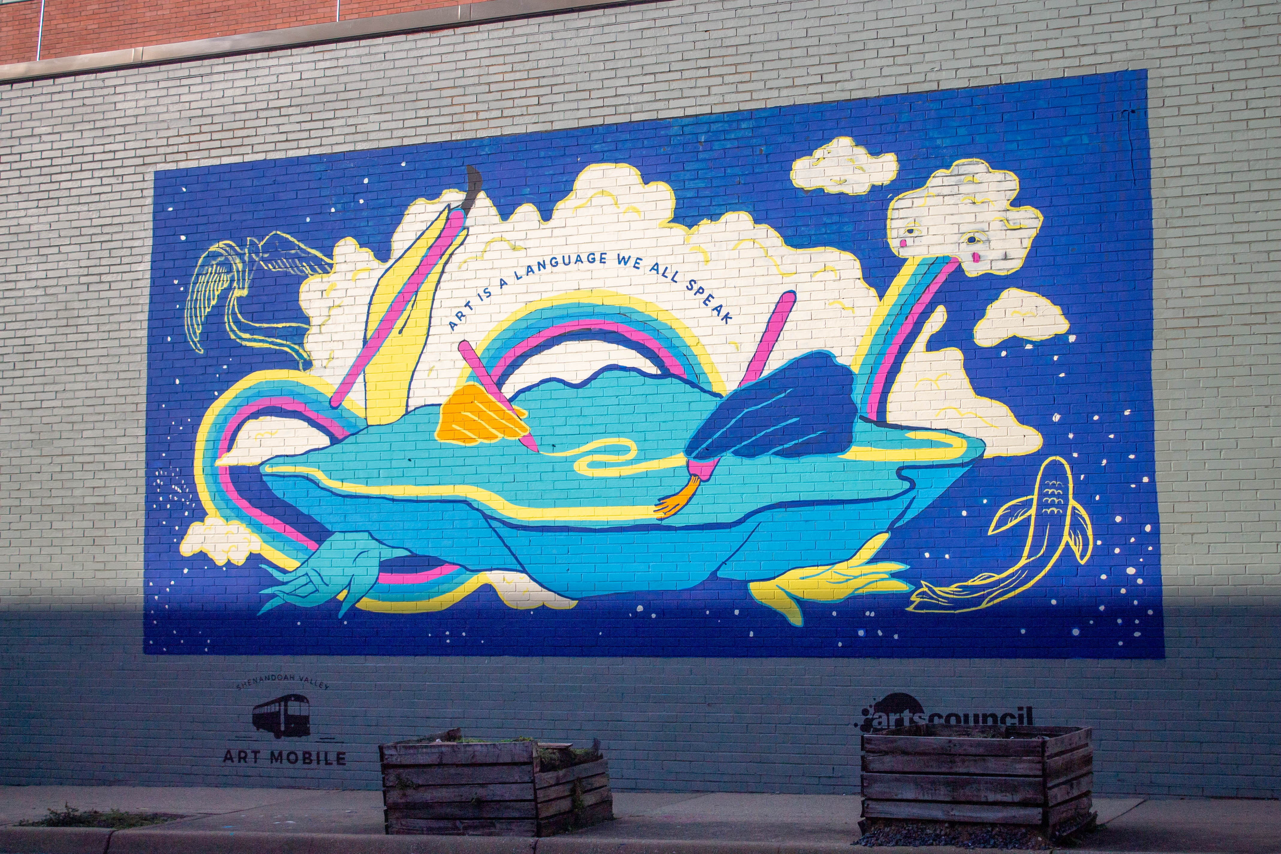 Art is something we all share mural