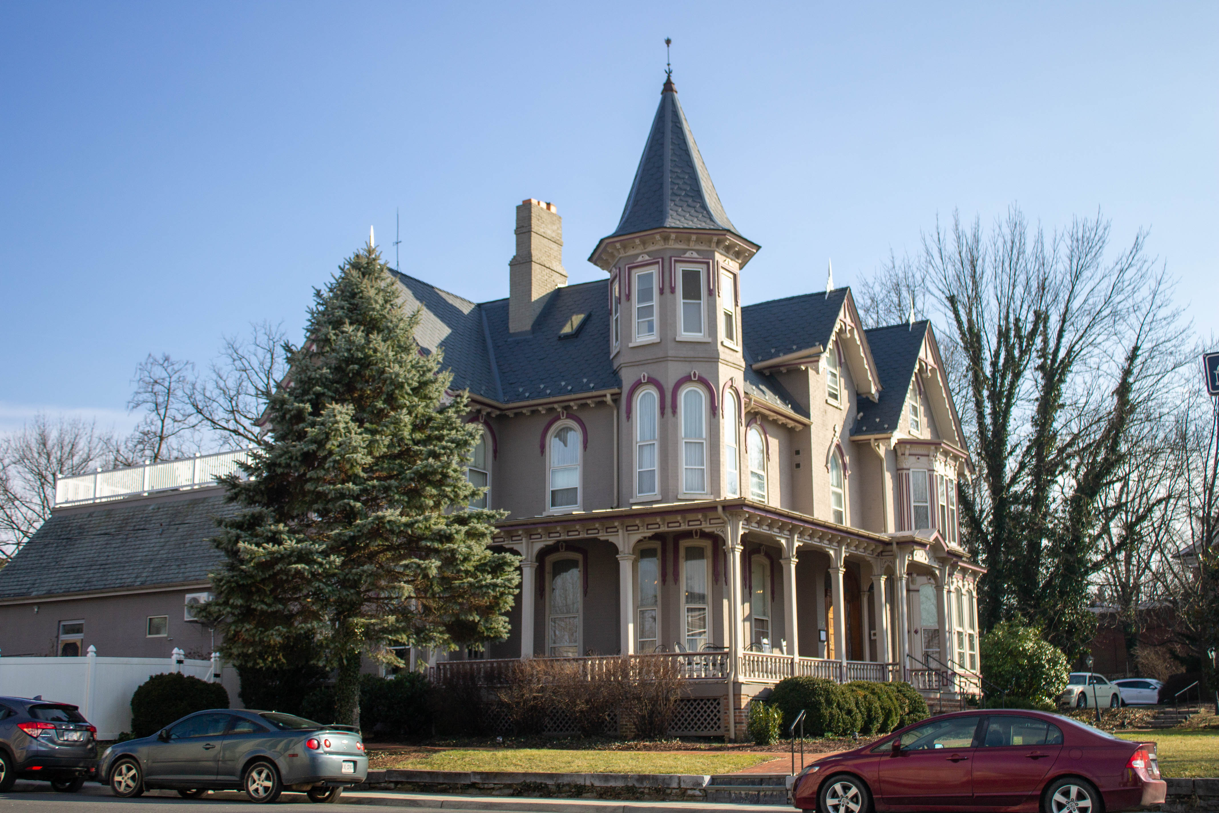the historic Joshua Wilton House from S. Main Street