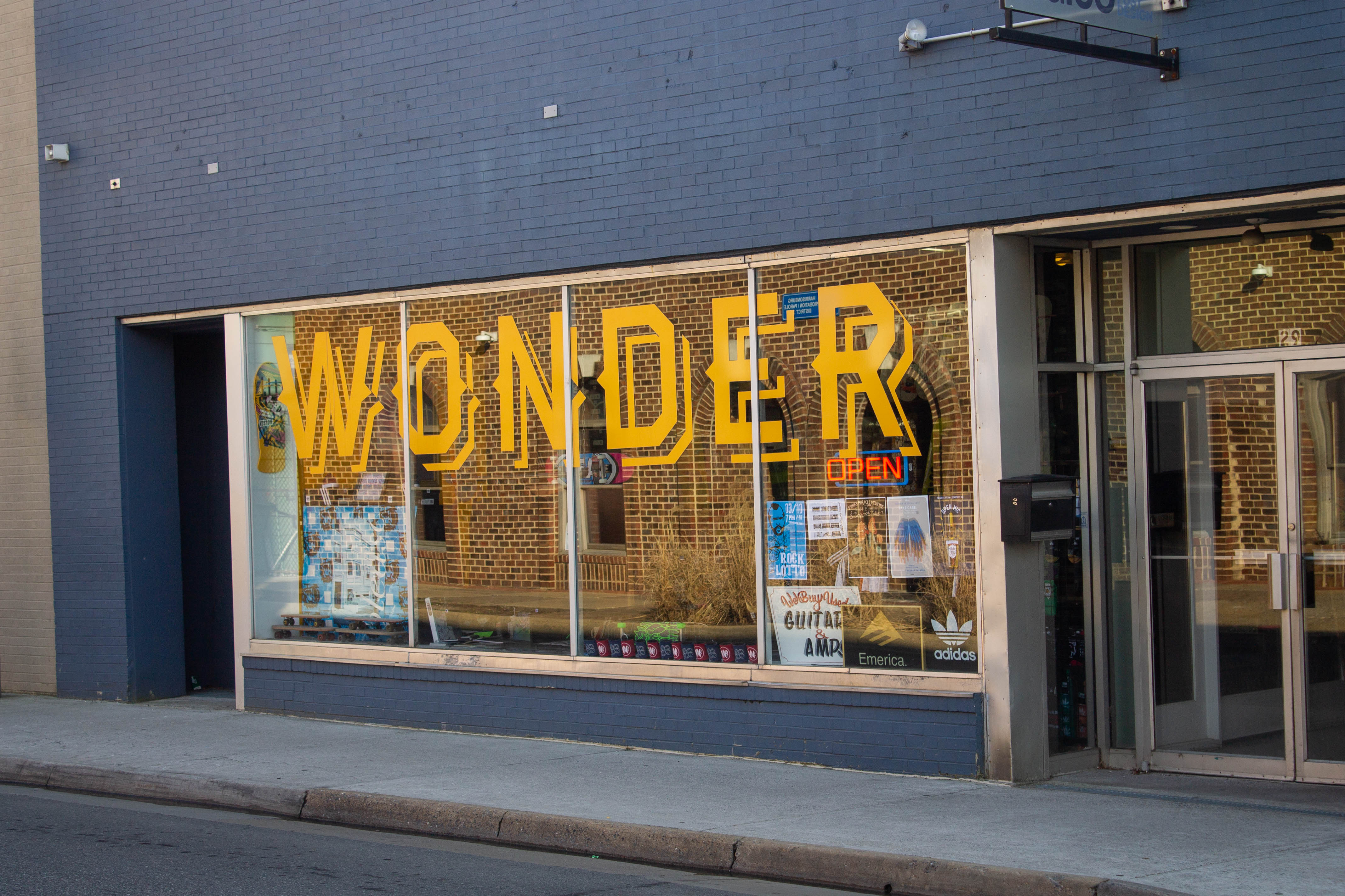Wonder Records, a record, skate, and music gear shop